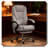 Heated Massage Office Chair Reclining Adjustable Height Footrest Swivel Wheels-1364255430