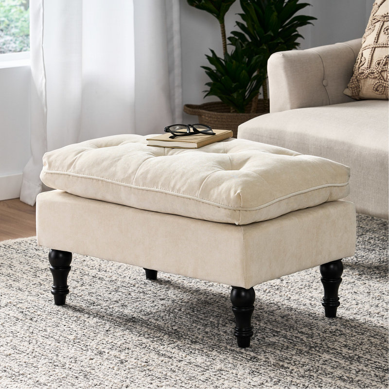 Crème avec plateau-coussin captivant - 17,64 po