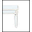 Table basse à miroir argenté-185371687