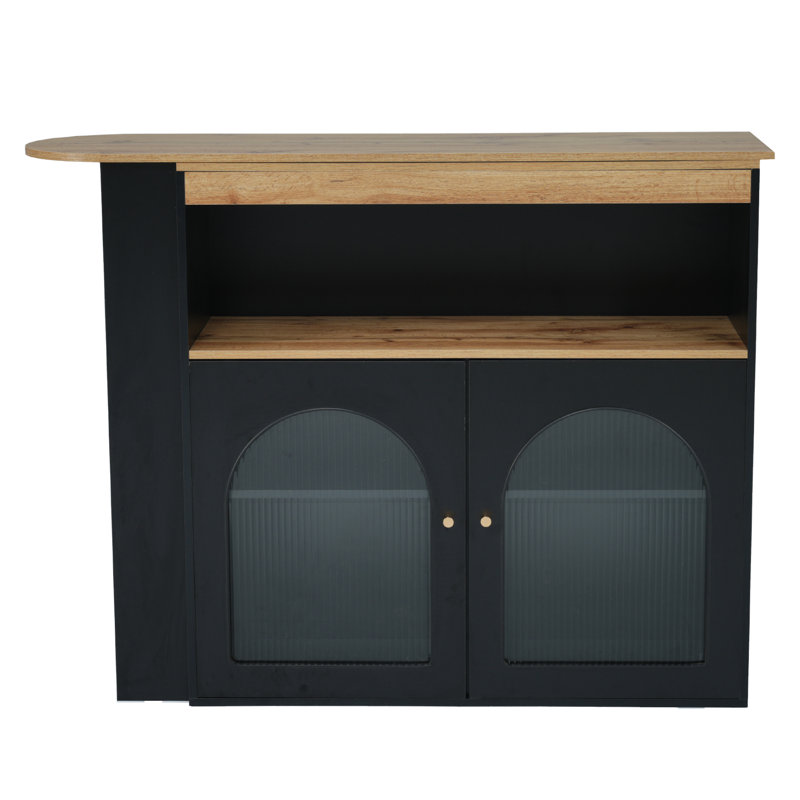 Akrivi 39cm Mini Bar, Black