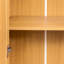Armoire de rangement, armoire en rotin avec 2 tablettes réglables, armoire buffet, armoire à vin