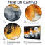  «Orange noir abstrait liquide rivière III - art abstrait mural encre liquide-106106066-136038040