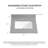 Jaen 25'' Stone Single Bathroom Vanity Top with Sink-92398337