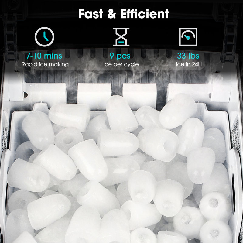Machine à glaçons pour comptoir Crownful