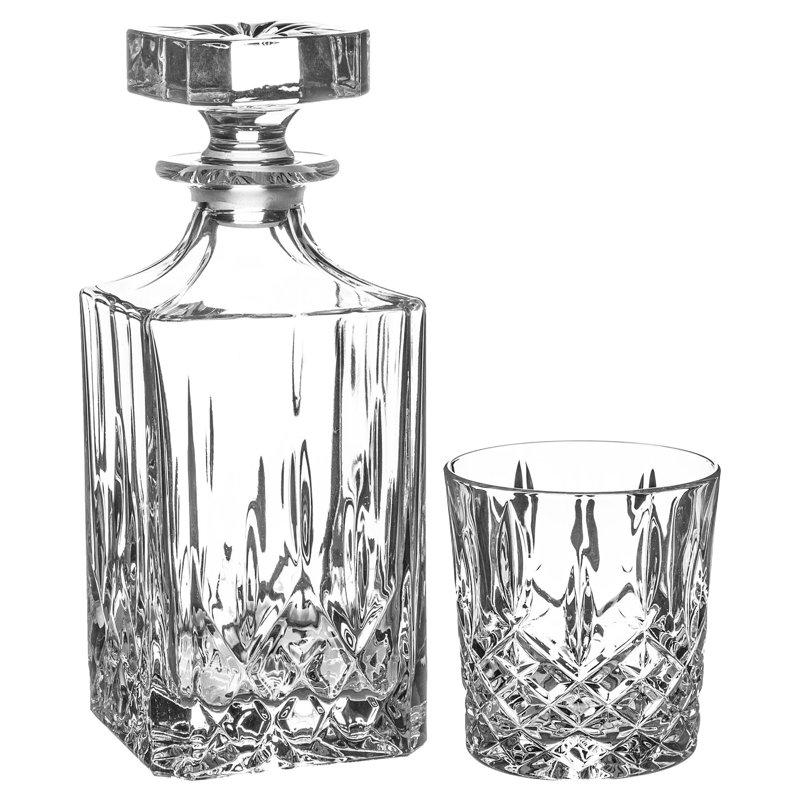 RCR Crystal - Orchestra Whisky Decanter & Glasses