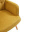 Bridgman Upholstered Linen With Footstool Armchair-1868744974