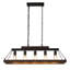 Luminaire suspendu pour îlot de cuisine Cleal 1 - Black Farmhouse