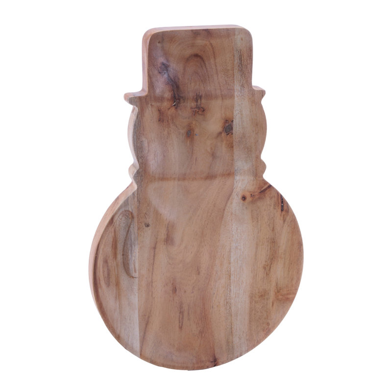 Plateau de service en bois 15 po