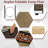 7 Pieces Outdoor Furniture Set with Fire Pit Table and Propane Tank Cover Black-904043345