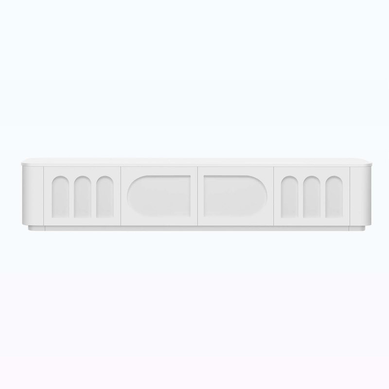 70.9'' Modern Console Table, White