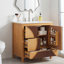 Meuble-lavabo de style moderne 30 pouces avec lavabo 30 po Mid-Century