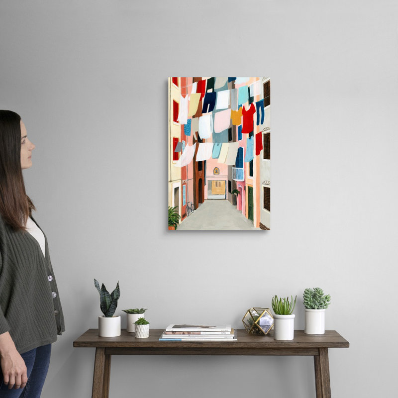 « Laundry Day II » par Grace Popp-impression sur toile, Toile tendue, H 24 po x l 16 po x P 1,25 po