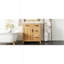 Meuble-lavabo de 30 po en bois avec cadre en bois massif, 1 porte à fermeture douce, 2 tiroirs à fermeture douce, tablette réglable, armoire de rangement moderne