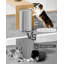 Kitchen Bin 30L, Recycling Bins for Kitchen, Stainless Steel Rubbish Bin with Soft-Close Lid, Pedal Bins with Handle, Removable Inner Bucket, 15 Bin Bags, Silver 