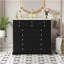 Ensemble de meuble-lavabo 36 po avec lavabo en céramique, meuble de rangement à structure en bois, ensemble de meuble-lavabo autoportant avec 2 tiroirs et portes à fermeture douce, noir-257578740