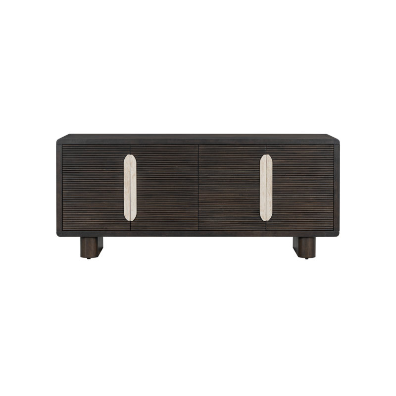Creighton 74" Sideboard Medium Cinder Wood Finish