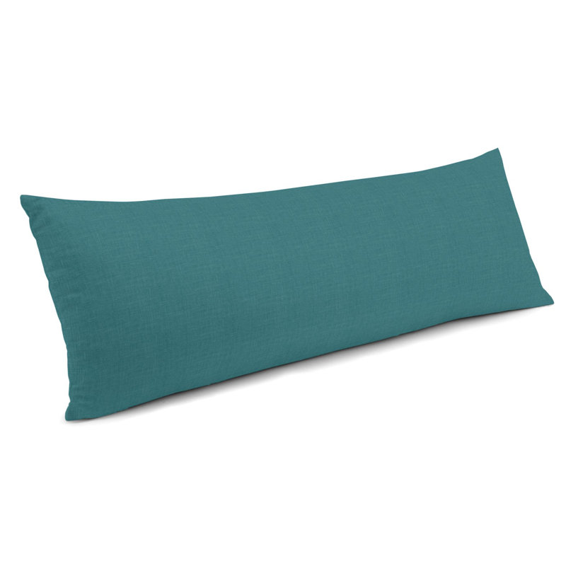 Reversible Throw Pillow, 14" x 36", Cool Gray