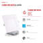 Luminaire encastré à DEL 6 po 5CCT, coupe-feu 2 heures, conforme aux normes UL263 et ASTM E119, étanche à l'air et à l'indice IC, 15 W, à intensité variable, avec boîte de jonction.-131476624