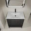 Meuble-lavabo 30 po avec lavabo en céramique-442320917