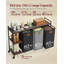 Metal Rolling Laundry Basket with Handles