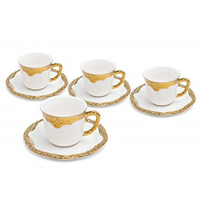 Greco Porcelain Espresso Cup and Saucer