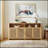 Rattan Sideboard Buffet with Spacious Storage-197914556