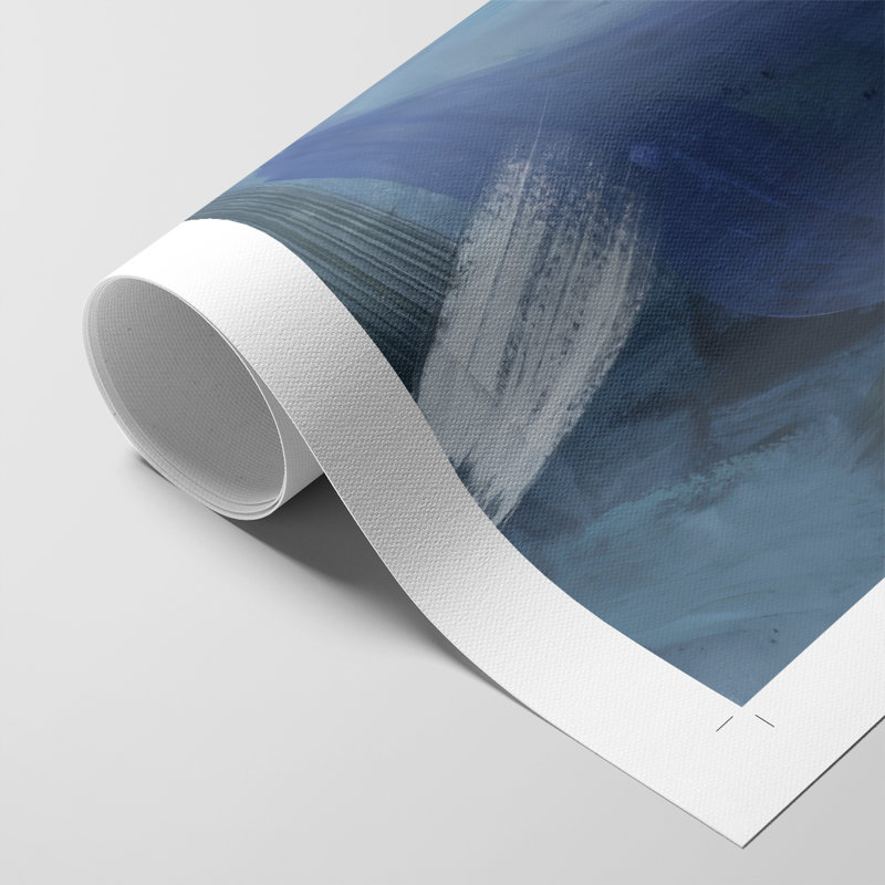 Aquatic Crosshatch II - Impression sur toile seulement - NON CADRE, H 27 po x l 18 po