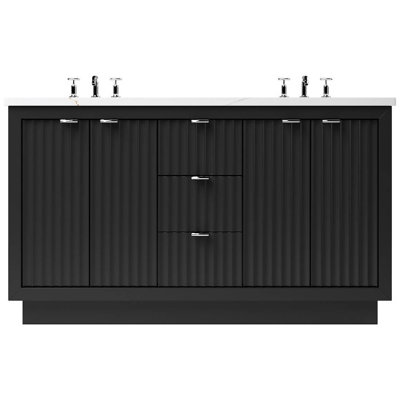Meuble-lavabo double Lecrieu