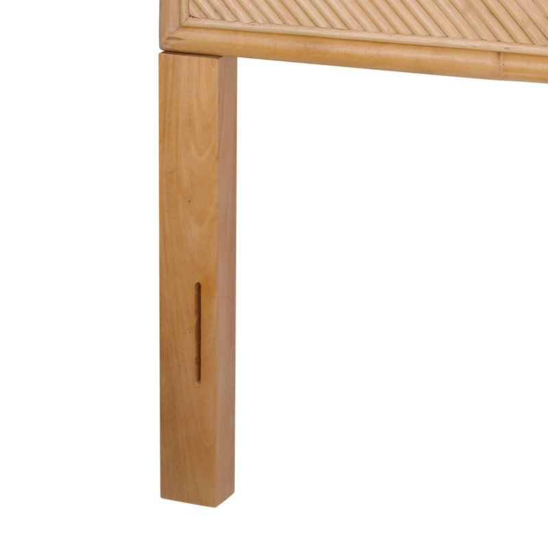 Rattan Ribbed Headboard, King