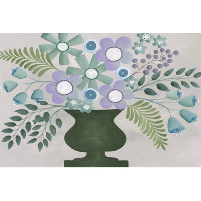 Lavanda Floral I by Regina Moore - Wrapped Canvas Painting