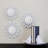 Matte Arched Floral Mirrors Wall Decor 10"-753706645-703629522