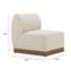 Chaise sans accoudoirs Rosabel Christy - beige