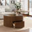 Silva - Lifting Top Round Coffee Table-901649897-901649893