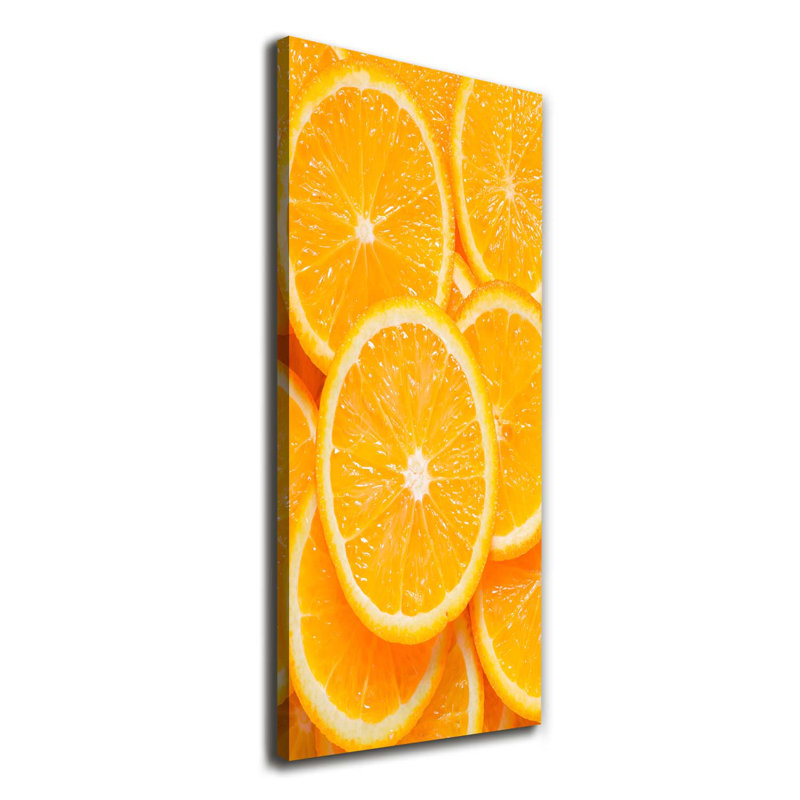 Orange Slices - Wrapped Canvas Print