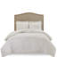 Chambre à coucher - Chenille de coton, grand lit, style plage, thème d'édredon tropical