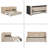 Twin Size Upholstered Daybed With Trundle, Storage Shelves, USB & Outlet-1921892710