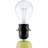 Ceramic Table Lamp with Linen Drum Shade-1994985748