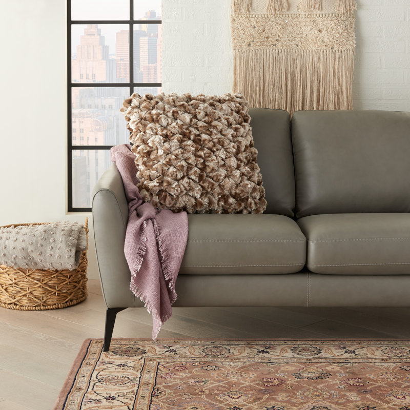  Throw Pillow, Beige