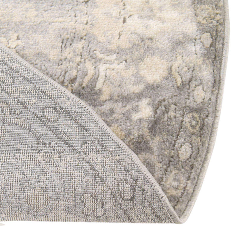 Burrill Abstract Area Rug, Round 7'1"