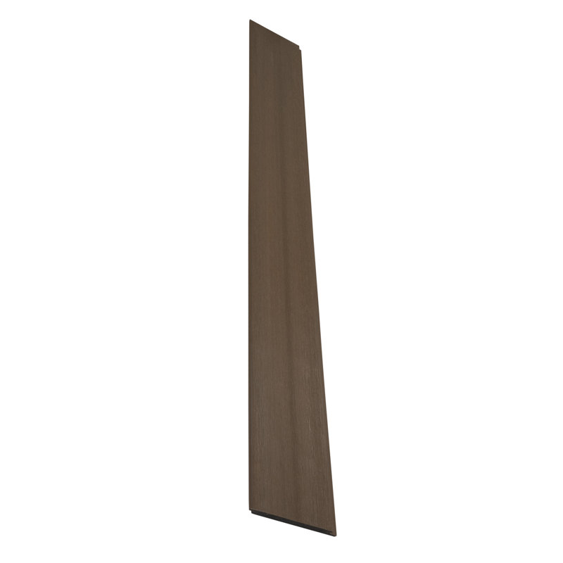 Système de revêtement d'extérieur Shiplap Panneaux de panneaux composites avec pinces de verrouillage, vis et pinces initiales - résistant aux intempéries et aux rayons UV