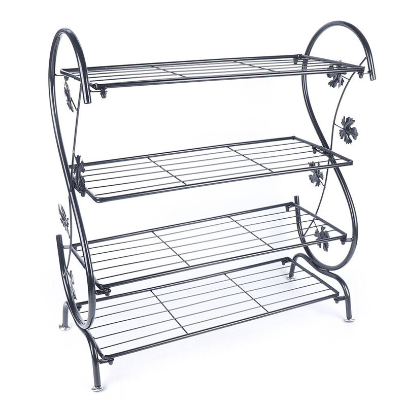 4-Tier Metal Shoe Rack