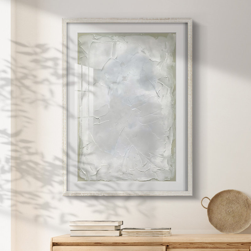 Subtle Transitions II - Impression encadrée, H 28,5 po x l 20,5 po, Blanc