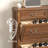 Brown Solid wood Shoe Storage
