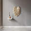 Décoration murale en aluminium en forme de feuille de Monstera, sculpture à poser ou à accrocher au mur, 48 cm (18,9 pouces).