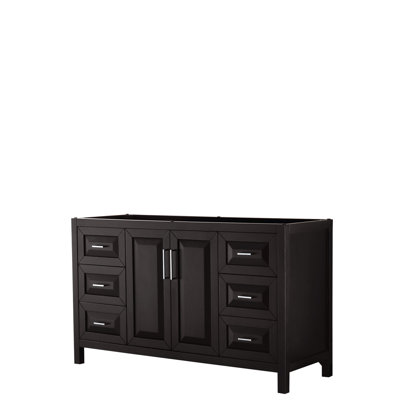 Base de meuble-lavabo de salle de bain simple 59" seulement Daria