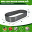 Jardinière extérieure ovale en métal galvanisé Rokesha-759668141