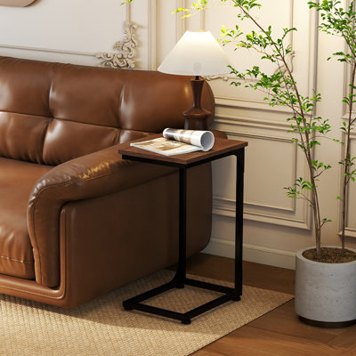 C-Shaped End Table