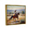 «Cowboy au galop», paysage encadré sur toile par Ramona Murdock