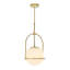 Cadel 1 - Light Matt Antique Brass Single Pendant