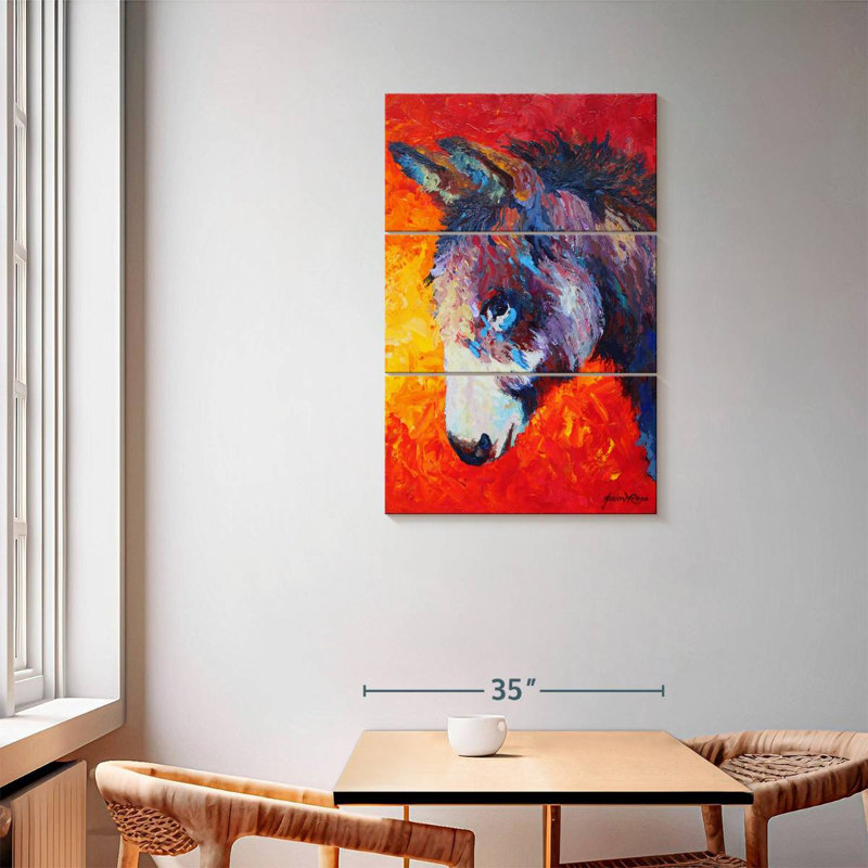 Brampt Donkey II, 57" H x 36" W